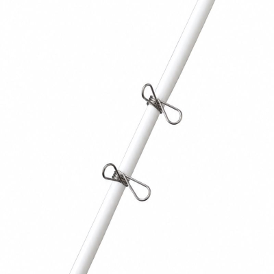 Varilla de fibra de vidrio de 1,60 x 10 mm c/ dos clip Plyrap 