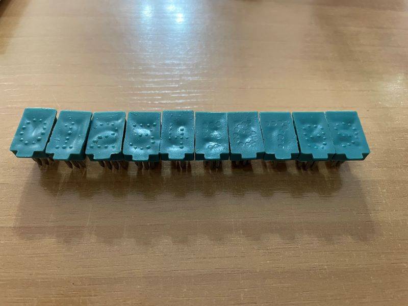 Juego de Numeros para pinza 5/16 Condor