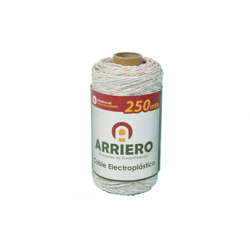 Hilo Eléctrico Arriero x 250 mts de 6 cond.