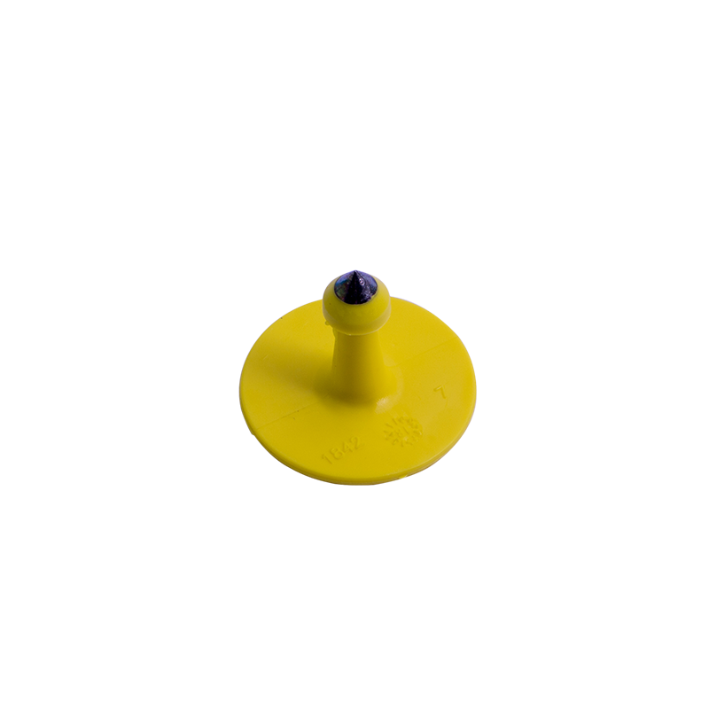 Macho Allflex boton Suelto amarillo