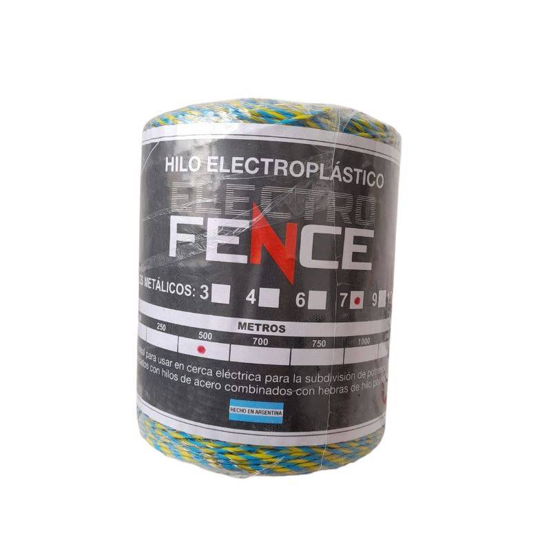 Hilo eléctrico Electro Fence x 500 mts de 7 cond.