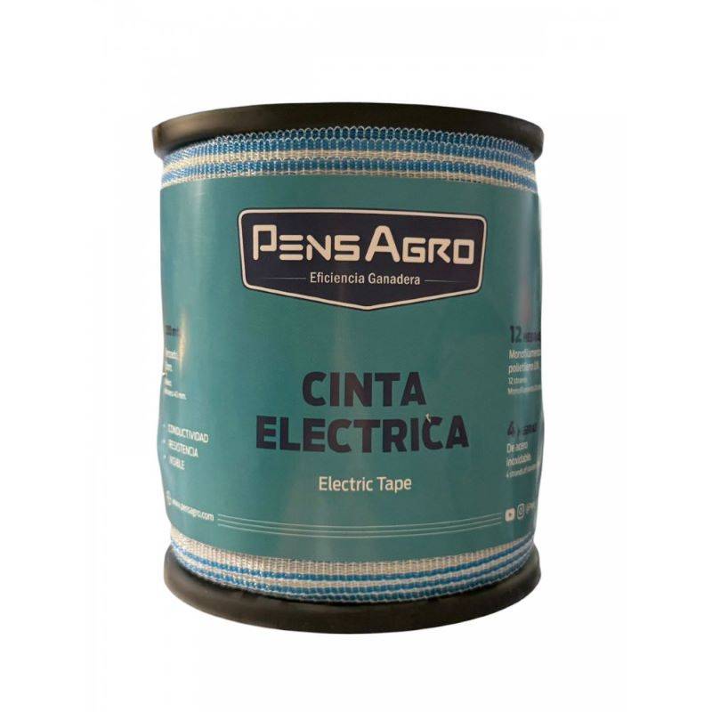 Cinta electroplásticaPENSAGRO 12mm /200 mts