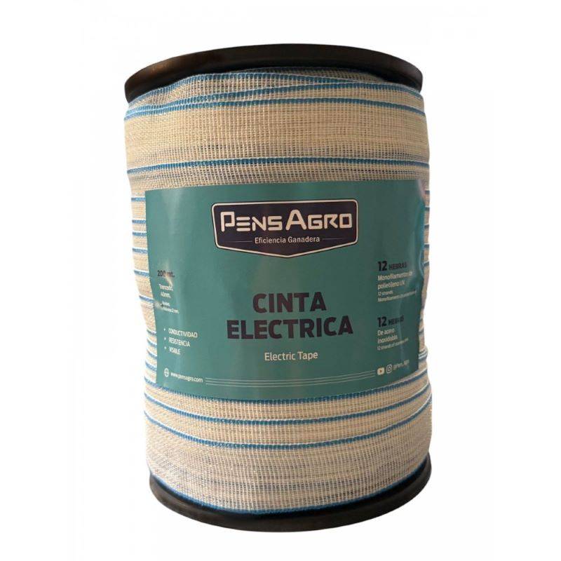 Cinta electroplástica PENSAGRO 40mm /200 mts