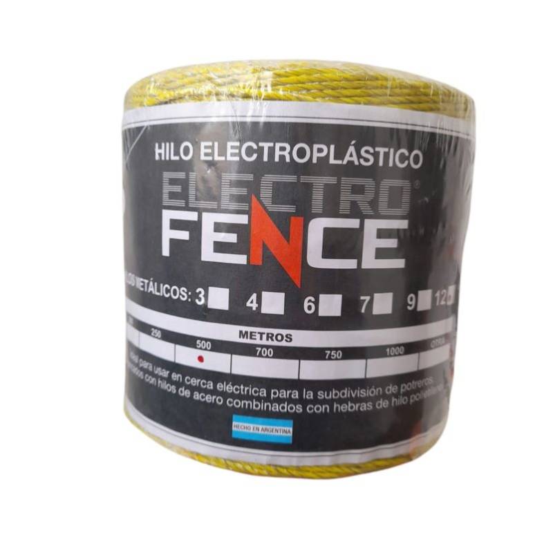 Hilo eléctrico Electro Fence x 500 mts de 12 cond.