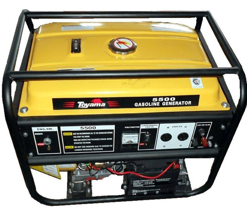 Grupo Electrógeno Toyama 5500 Monofásico (Incluye Batería)