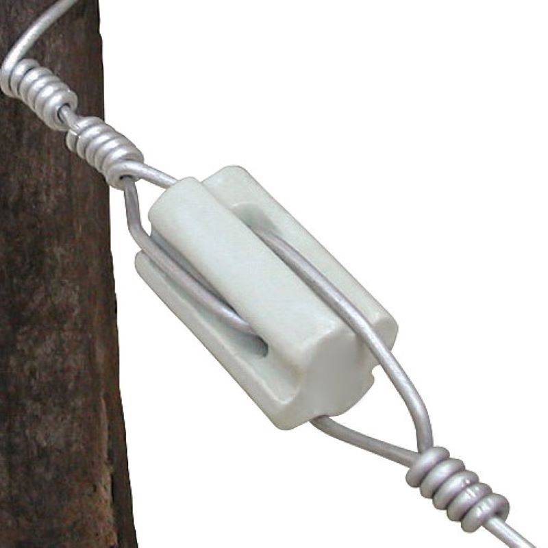 Aislador Esq/Rienda Porcelana