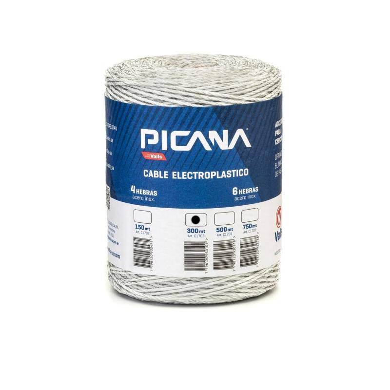 Hilo Eléctrico Picana x 300 mts de 6 cond.