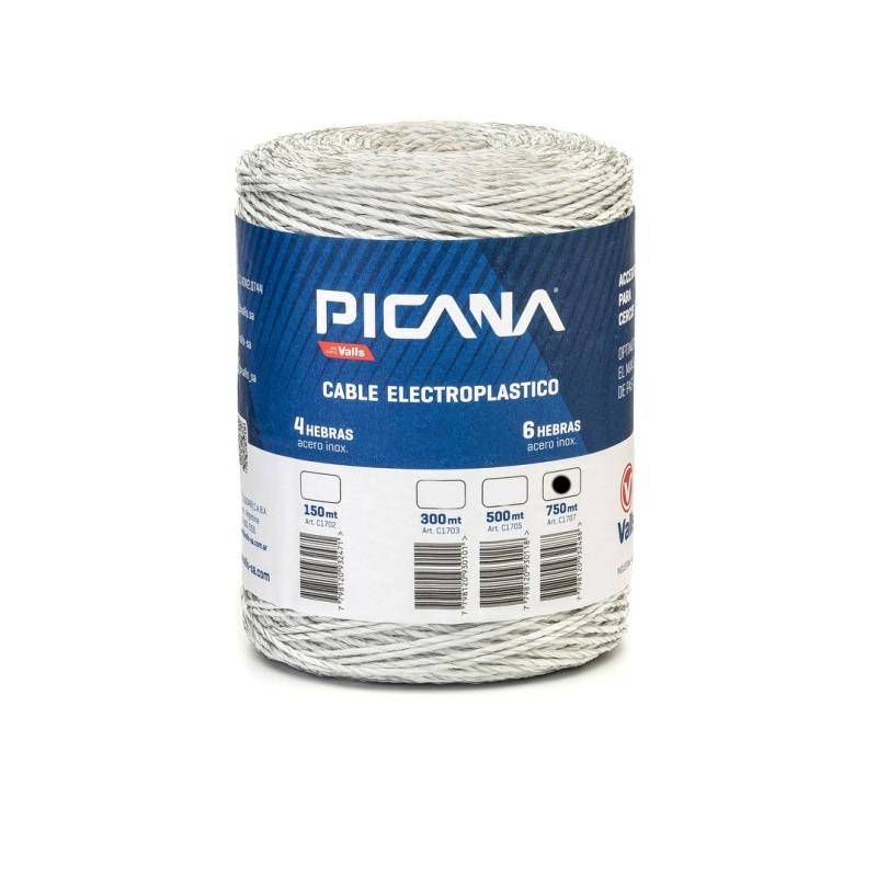 Hilo Eléctrico Picana x 750 mts de 6 cond.