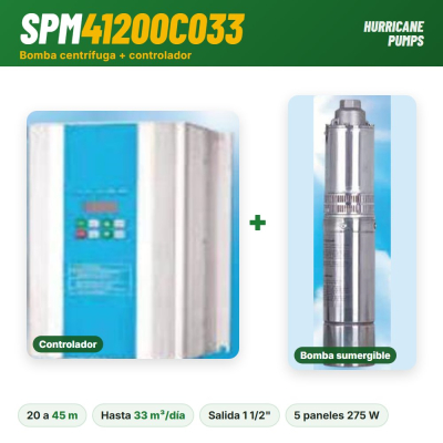 Bomba centrifuga SPM1200C033 1200 w + controlador