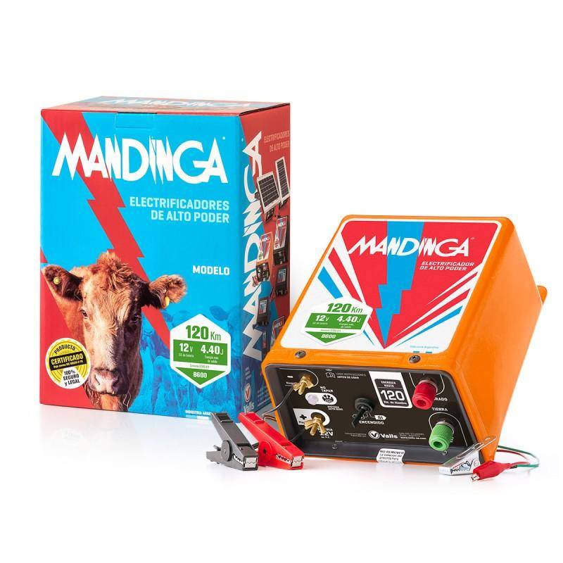 Electrificador MANDINGA B600 120km/ 12v sin bateria