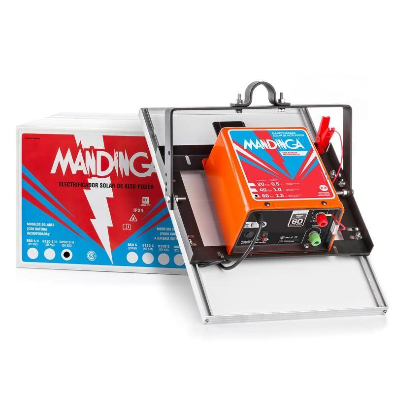 Electrificador MANDINGA B250 SOLAR II 60KM con batería