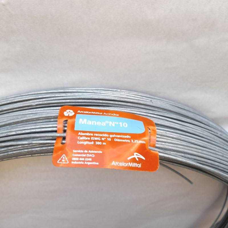 Alambre Acindar Galvanizado N° 10 Manea x 25 kilos