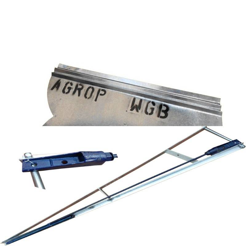 Conjunto de cola, soporte y pantalla Huracán 8