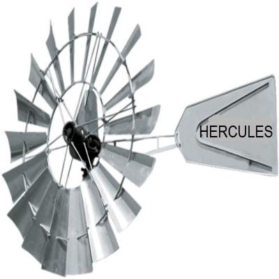 Máquina rueda y cola de molino Hércules de 16