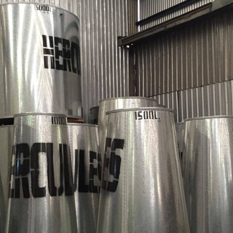 Tanque conico Galvanizados 1000 Litros