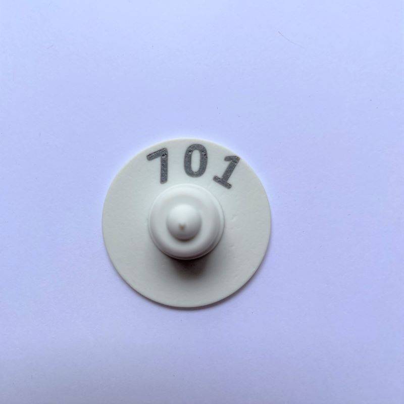 avana botón Durflex numerada Blanco