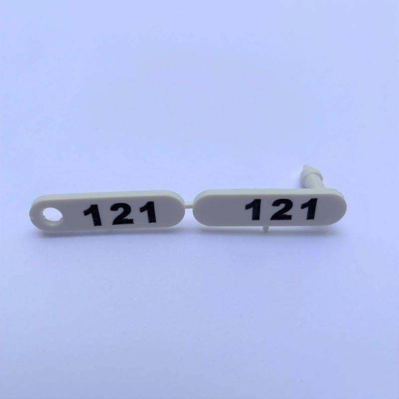 Caravana mini Durflex numerada Blanco