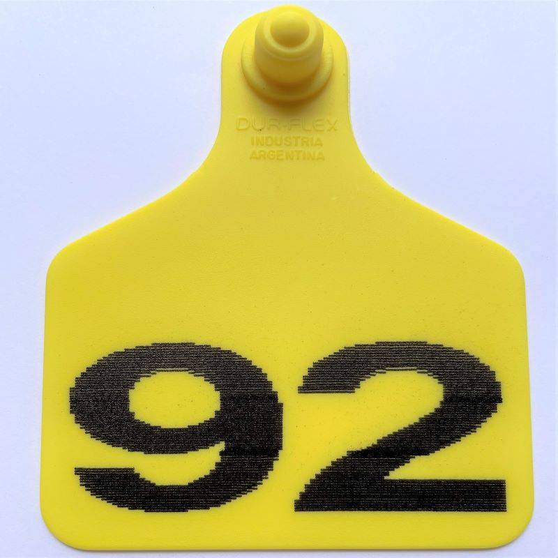 Caravana extra maxi Durflex numerada Amarillo