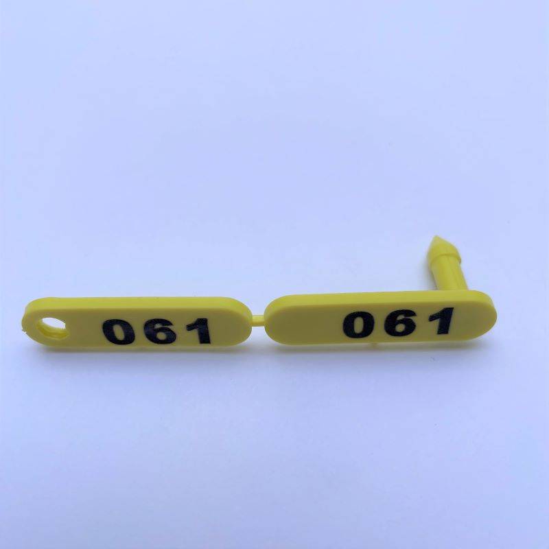 Caravana mini Durflex numerada Amarillo