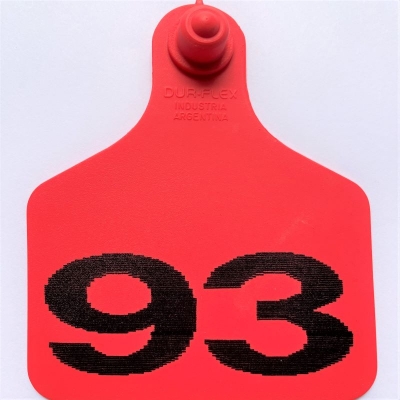Caravana extra maxi Durflex numerada Rojo