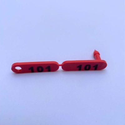 Caravana mini Durflex numerada Rojo