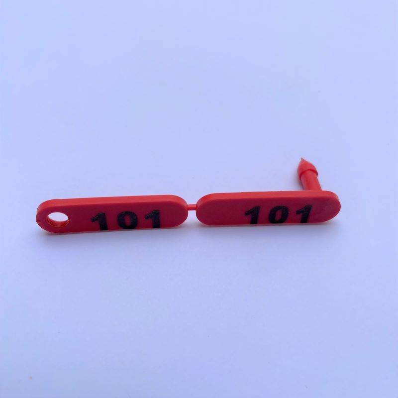 Caravana mini Durflex numerada Rojo